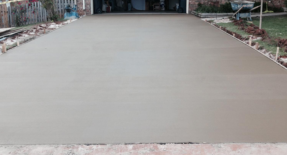 Concrete driveways